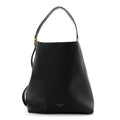 Grained Calfskin Low Key Hobo MM Black