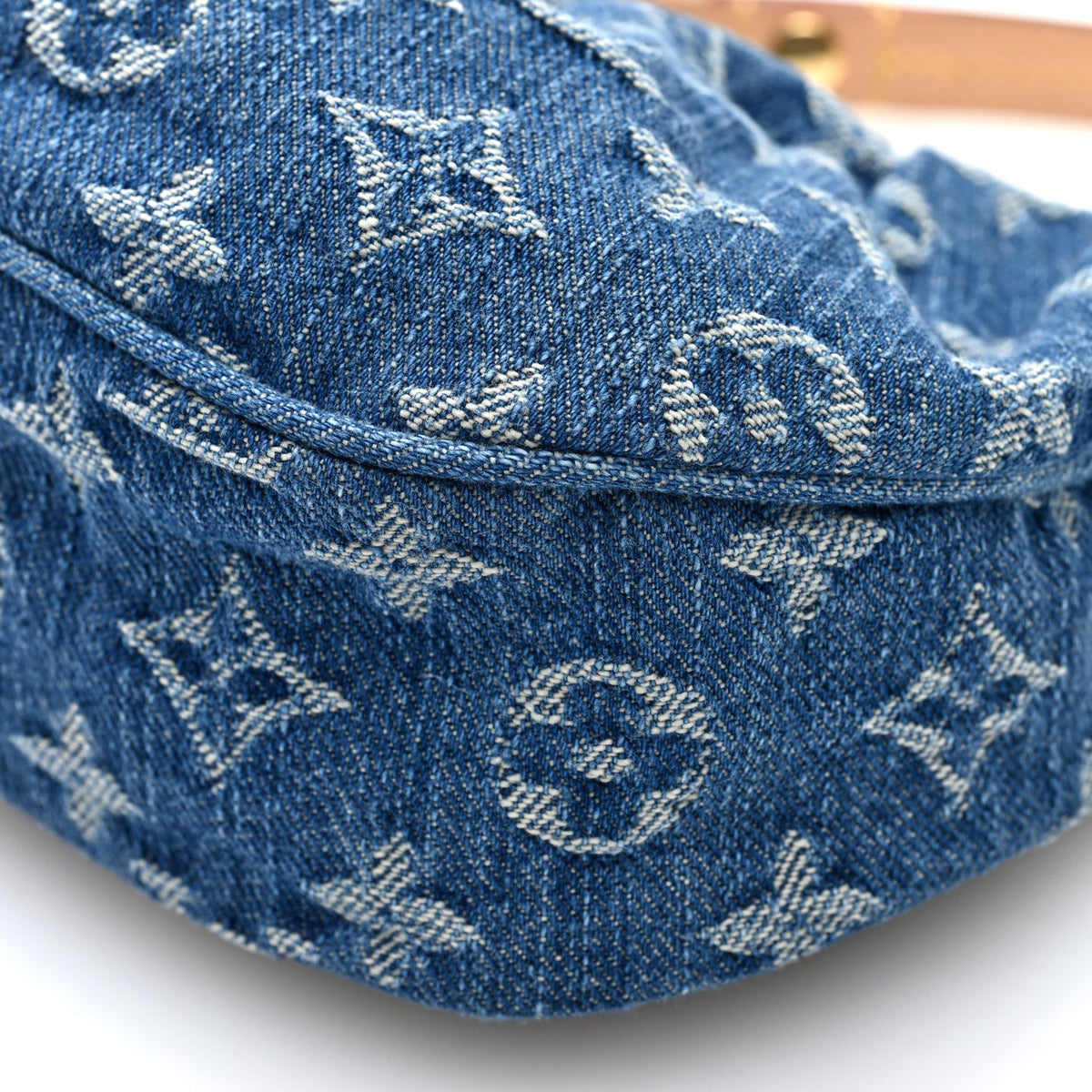 Monogram Denim Pochette Valley Blue