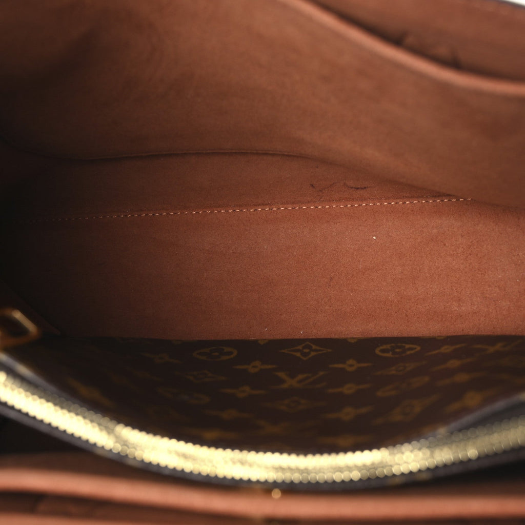 Monogram Flower Tote Caramel