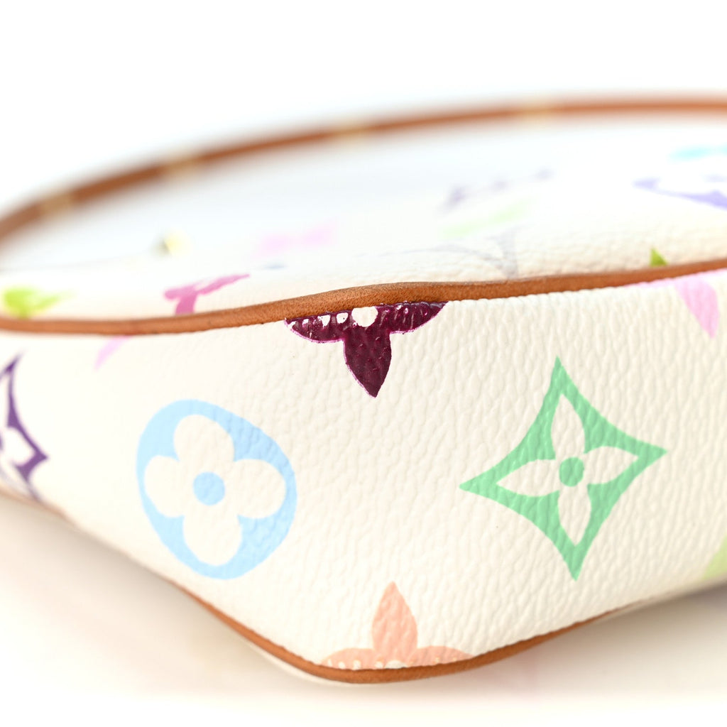 Monogram Multicolor Pochette Accessories White