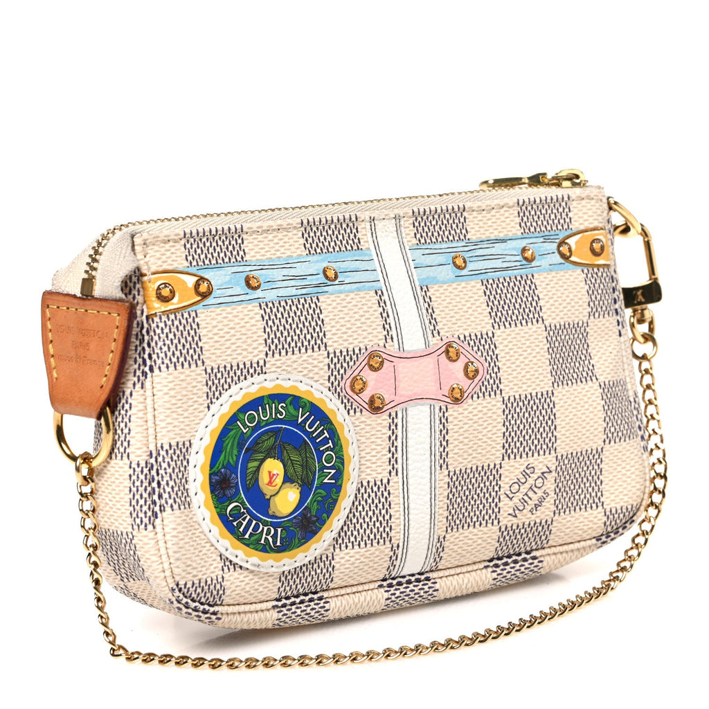 Damier Azur Summer Trunks Capri Mini Pochette Accessories