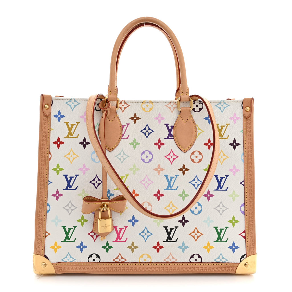 LV X TM Monogram Multicolor Onthego MM White