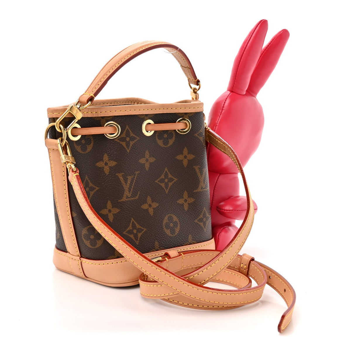 LV X Sun Yitian Monogram Rabbit Nano Noe