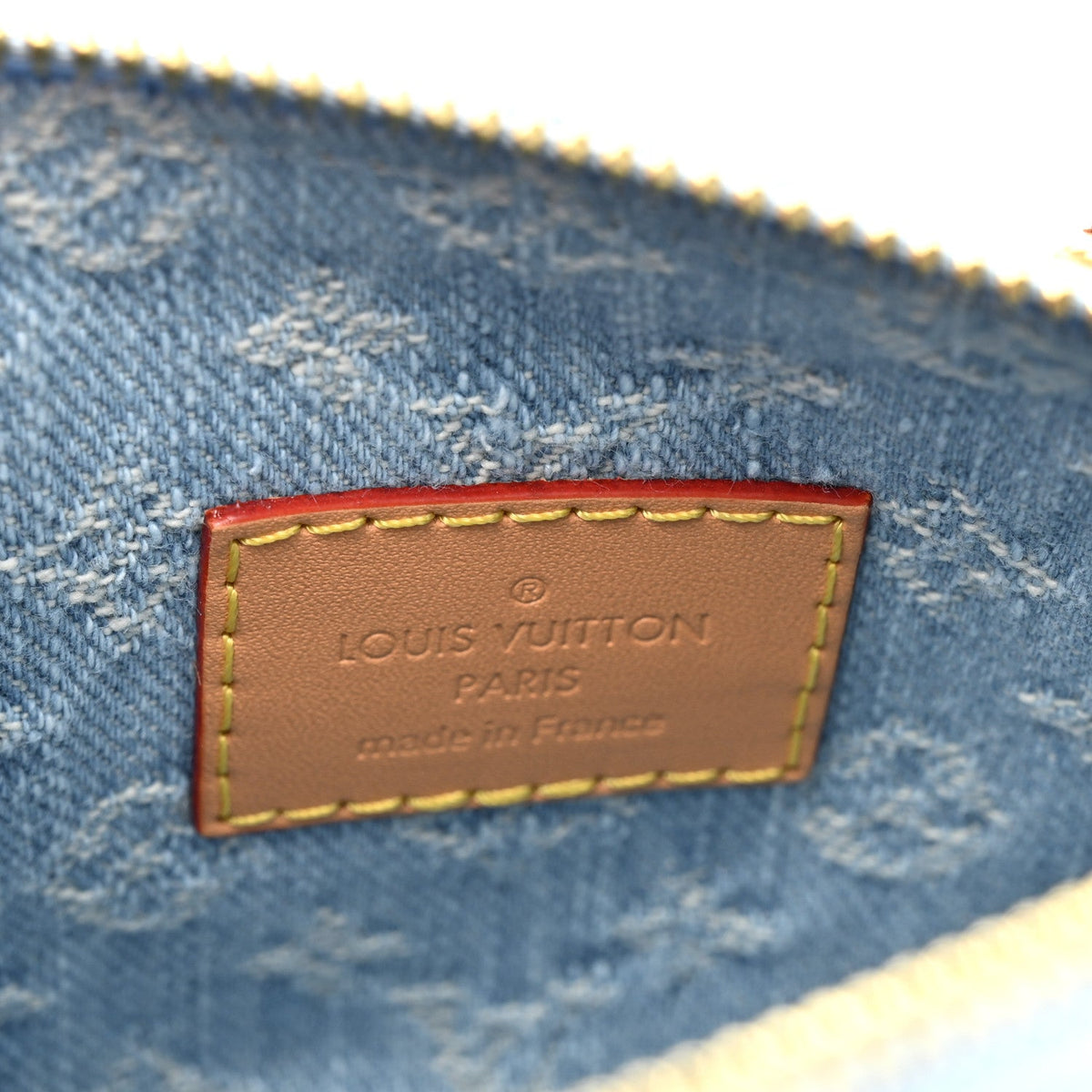 Monogram Denim Nano Speedy Sky Blue