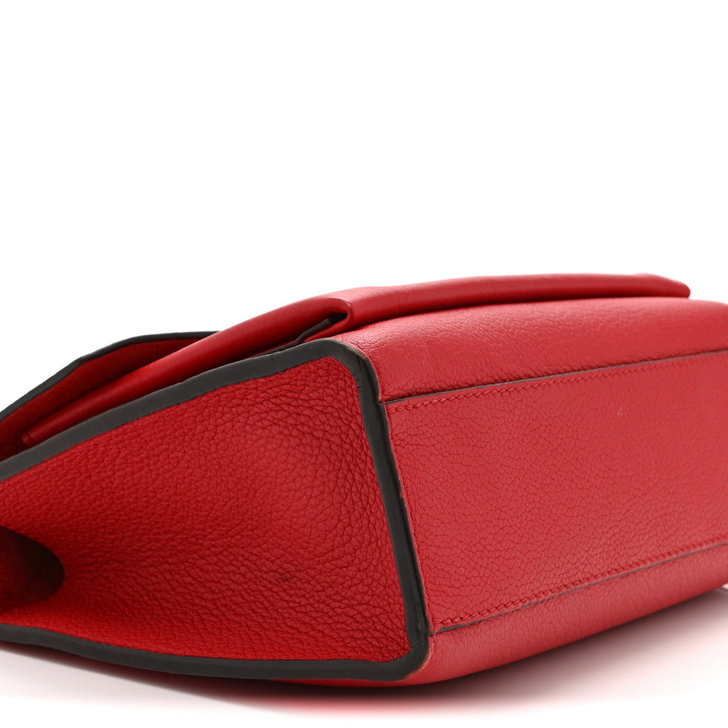 Soft Calfskin Mylockme Chain Bag BB Rubis