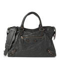 Agneau Giant 12 Rose Gold Hardware City Gris Tarmac