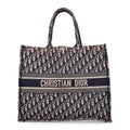 Oblique Large Book Tote Blue Multicolor