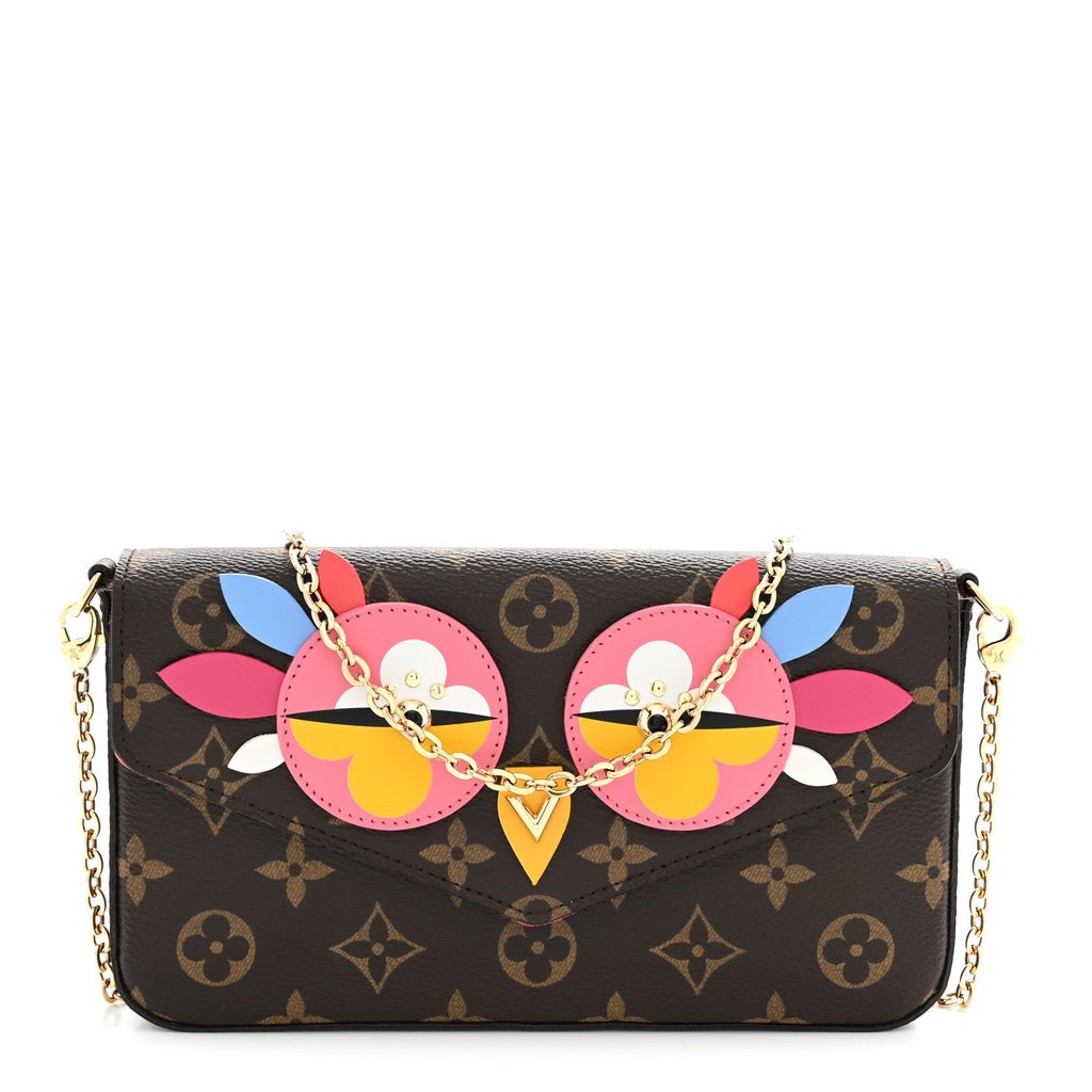 Monogram Lovely Birds Pochette Felicie Chain Wallet