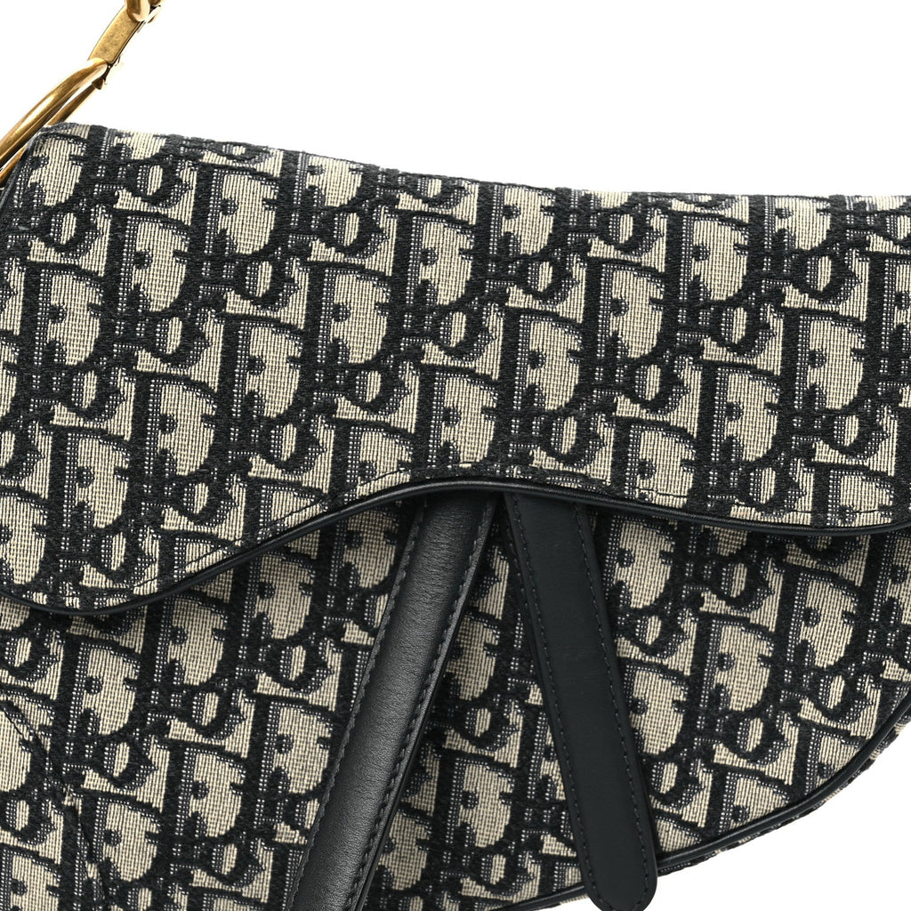 Oblique Saddle Bag Blue