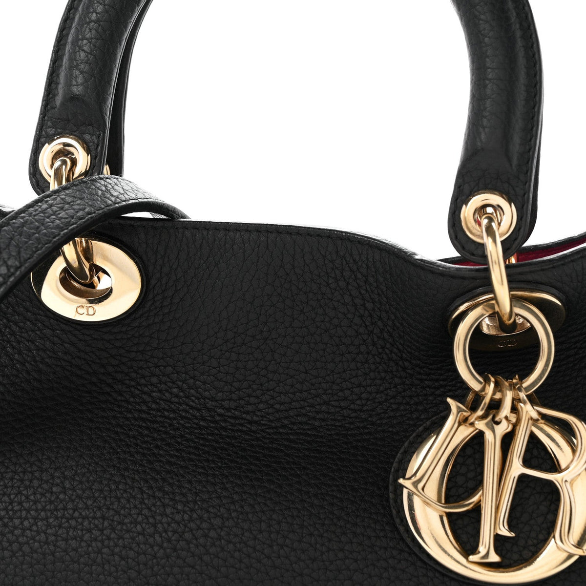 Bullcalf Medium Diorissimo Tote Black Rose Indien