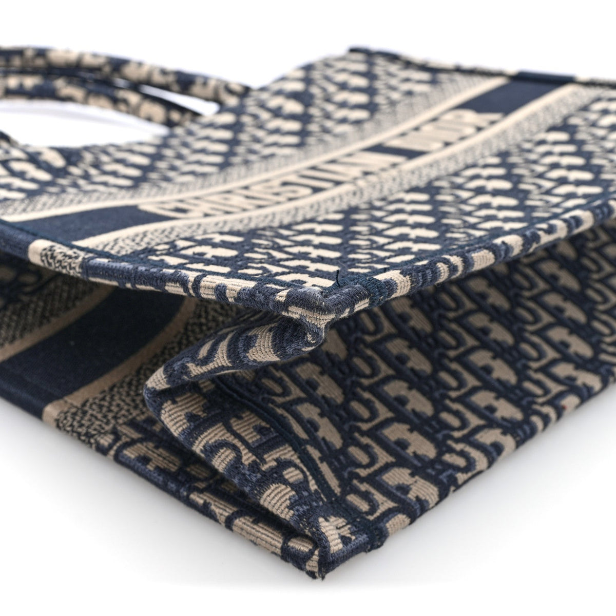 Oblique Medium Book Tote Blue Multicolor