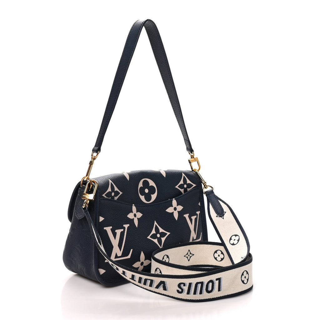 Empreinte Giant Monogram Diane Navy Creme