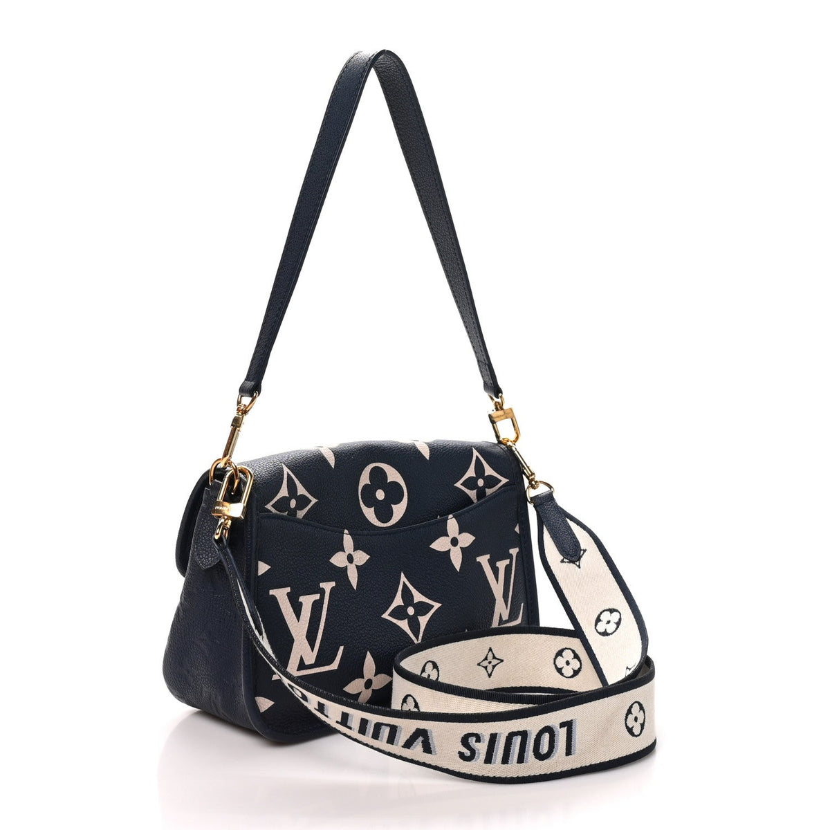 Empreinte Giant Monogram Diane Navy Creme