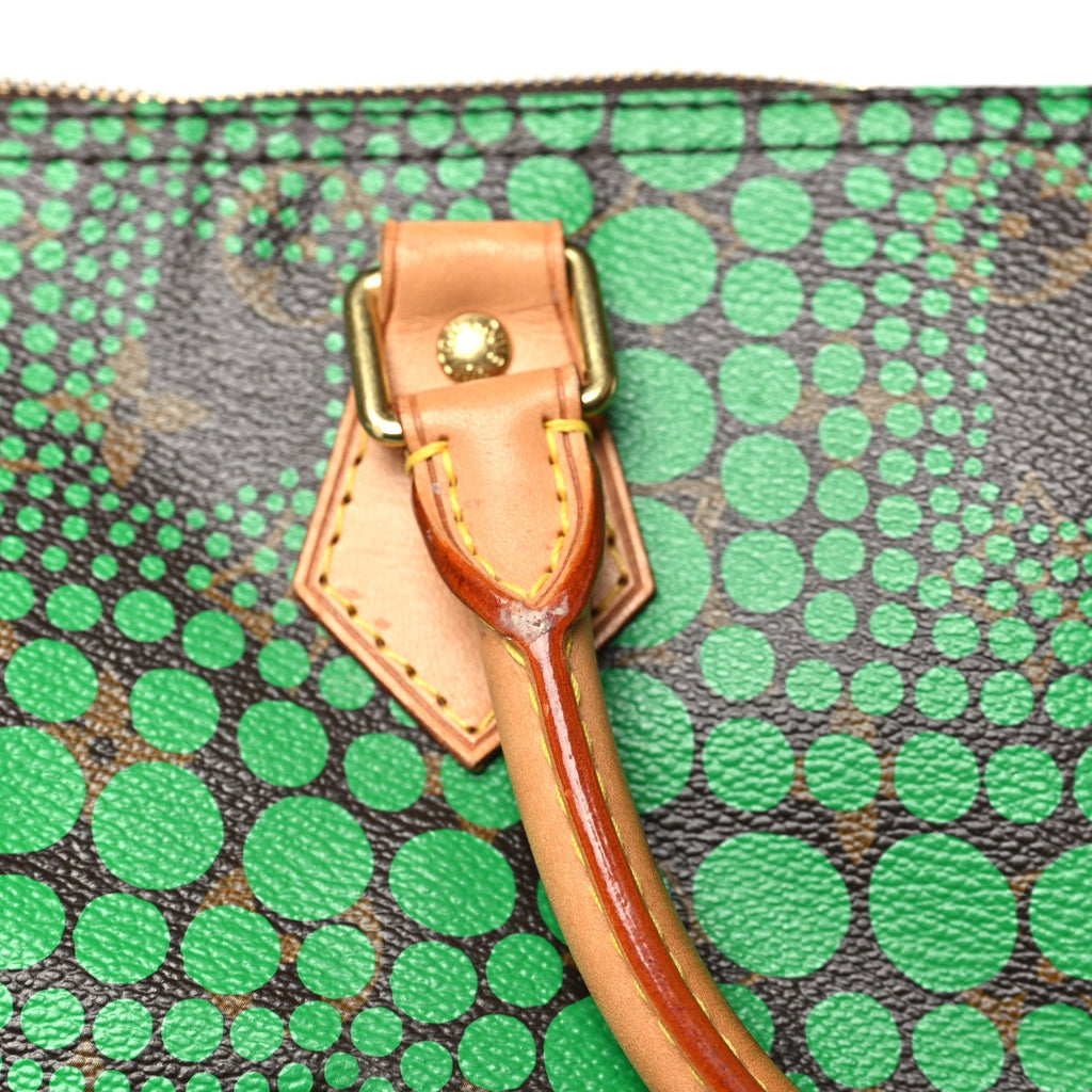 Monogram Kusama Town Speedy 30 Green