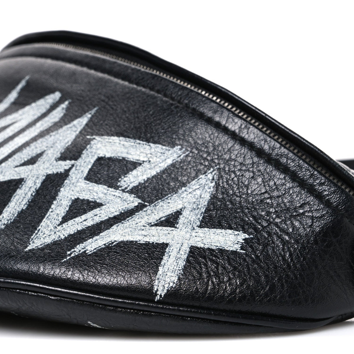 Agneau Arena Graffiti All Over XS Souvenir Belt Bag Black White