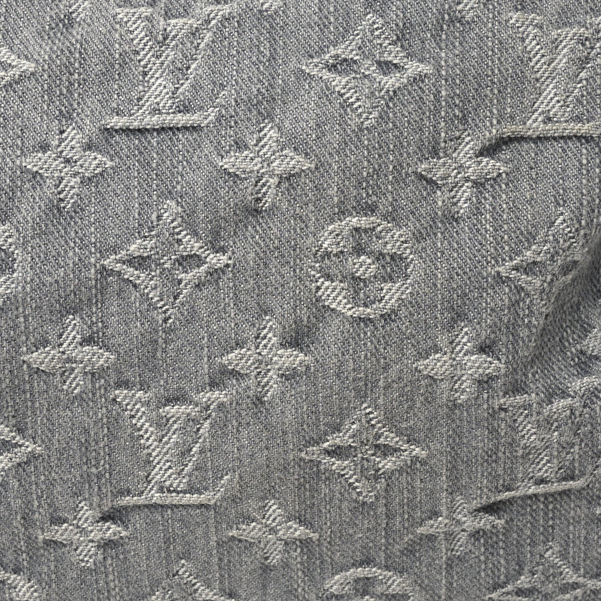 Monogram Denim Speedy Soft 30 Washed Gray