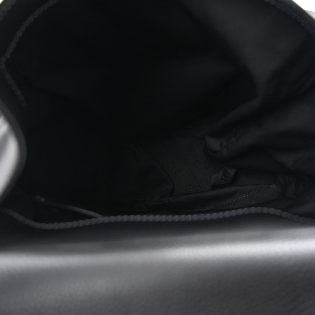 Grained Calfskin Maxi Gallop Backpack Black