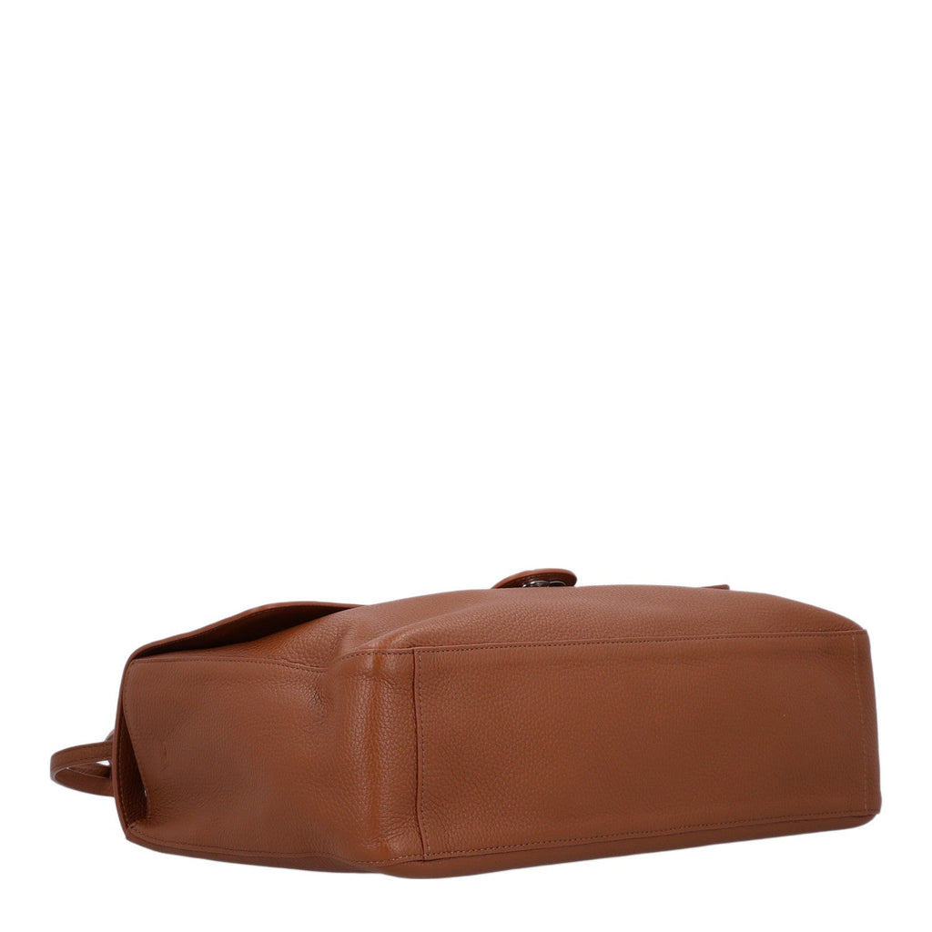 Grained Calfskin Souplissimo Maxi Flap Camel
