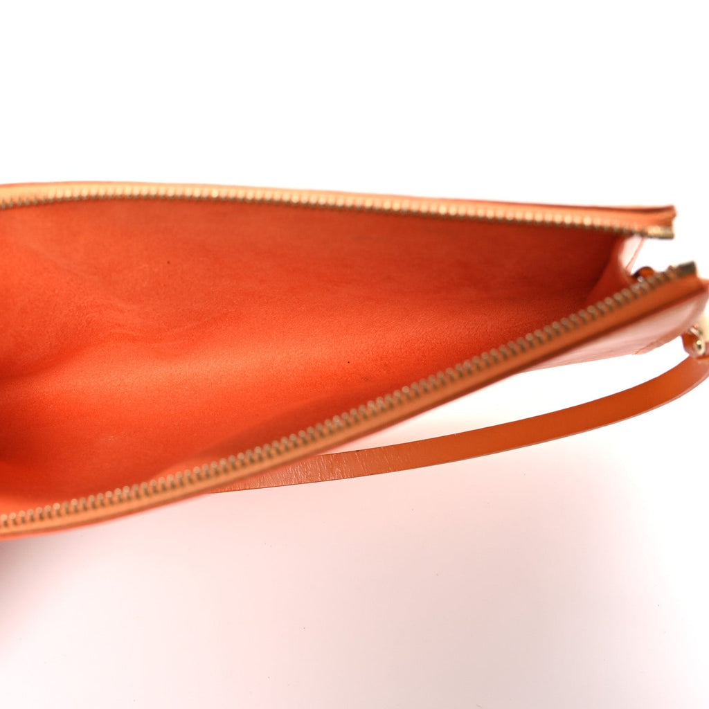 Epi Pochette Accessories 24 Mandarin