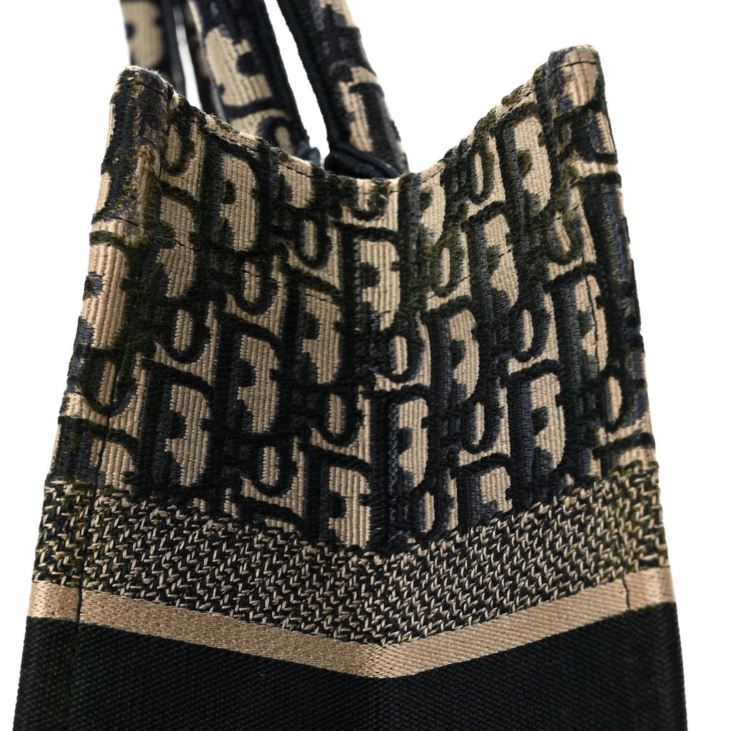 Oblique Medium Book Tote Blue Multicolor