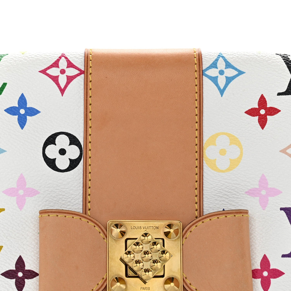 Monogram Multicolor Patti White