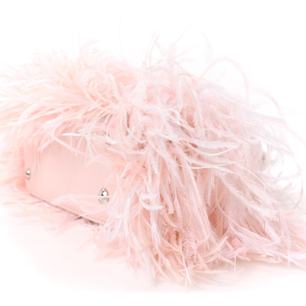 Ostrich Feather Capucines Mini Pink