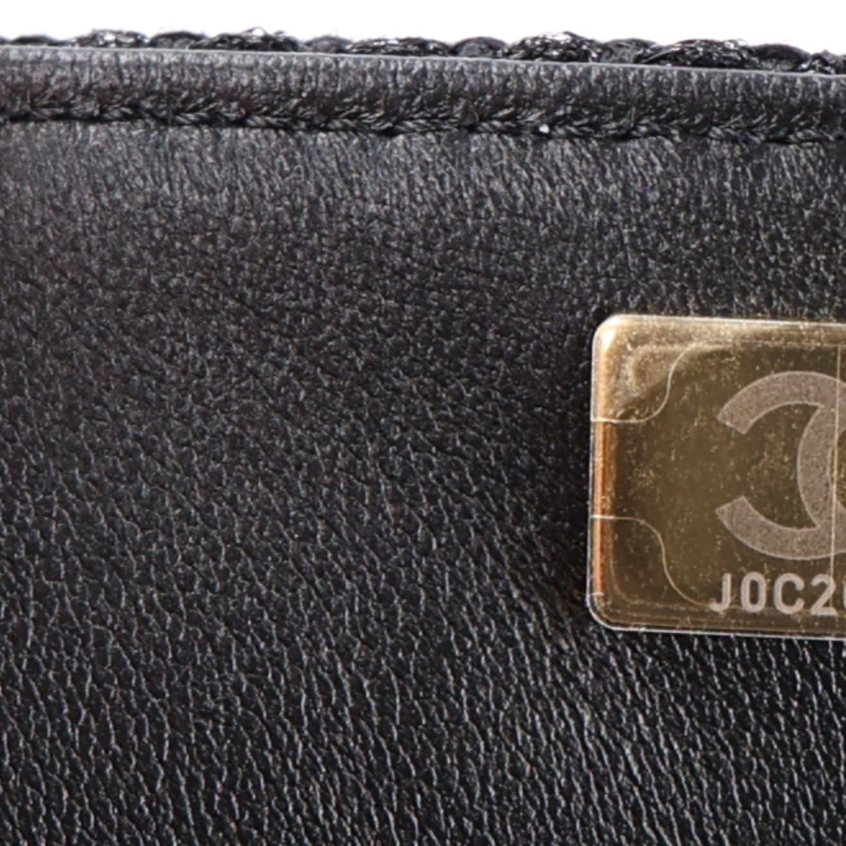 Tweed Quilted Medium Retro Twist Top Handle Flap  Black