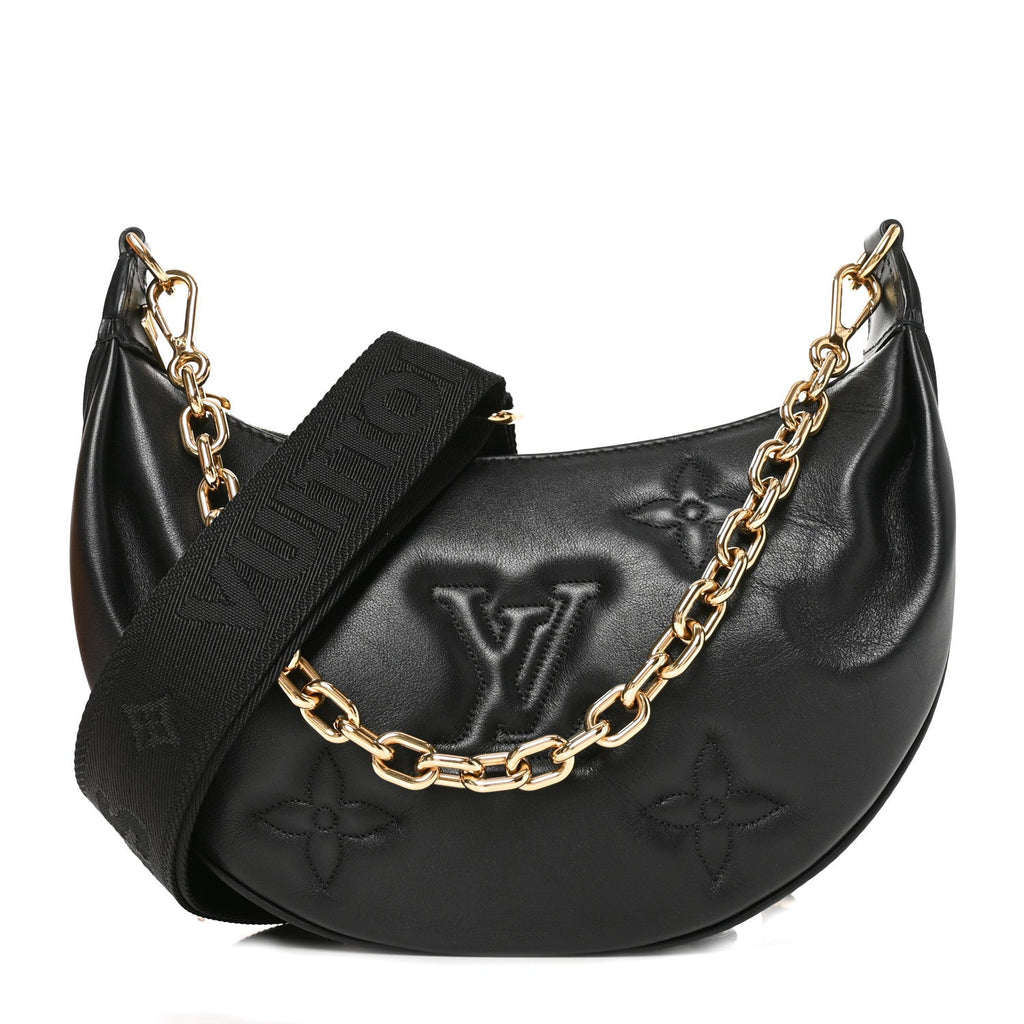 Calfskin Bubblegram Over The Moon Black