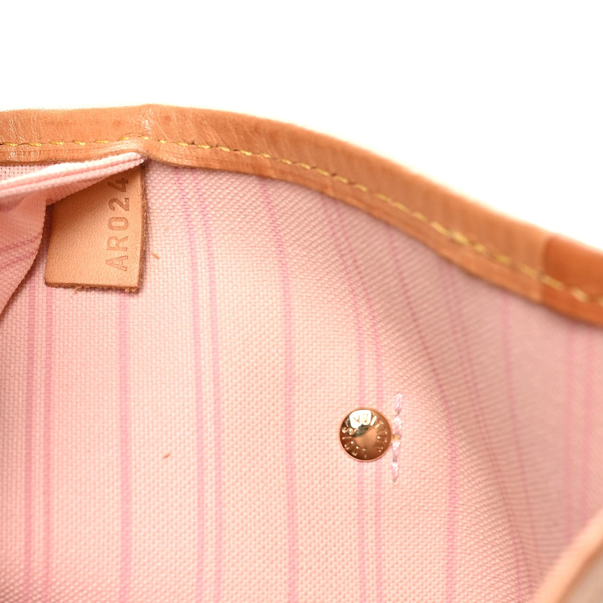 Damier Azur Neo Neverfull MM Rose Ballerine