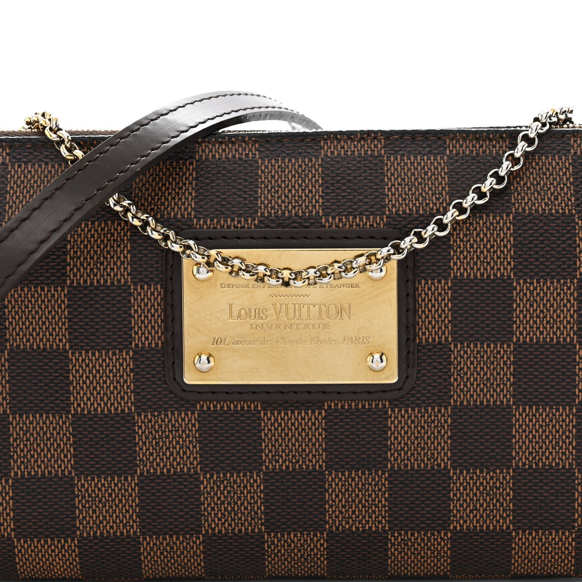 Damier Ebene Eva Clutch