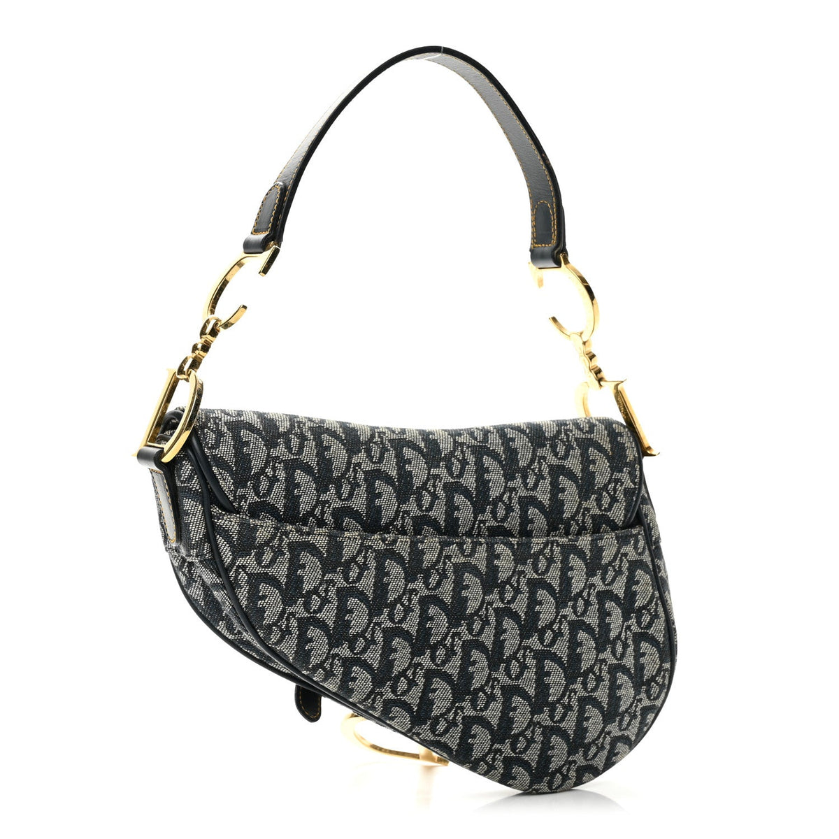 Monogram Saddle Bag Blue