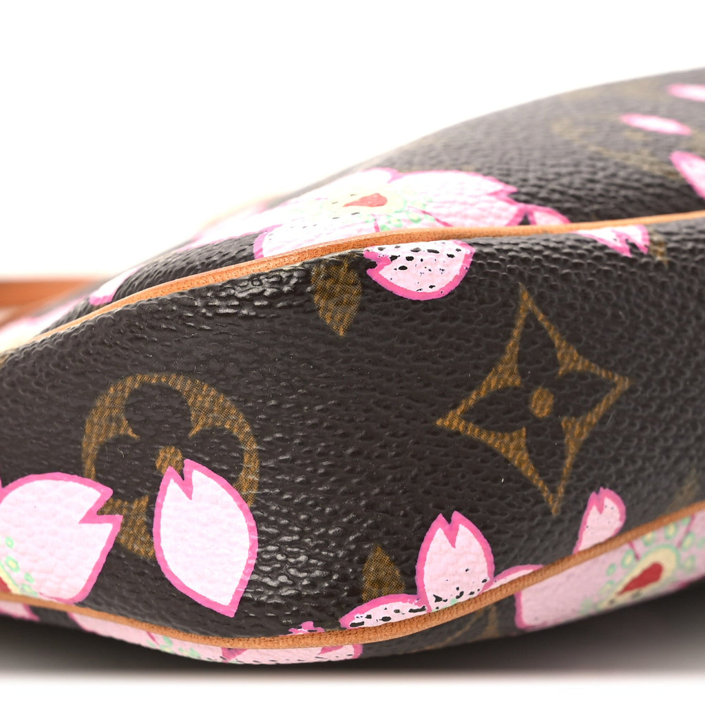 Monogram Cherry Blossom Pochette Accessories Brown