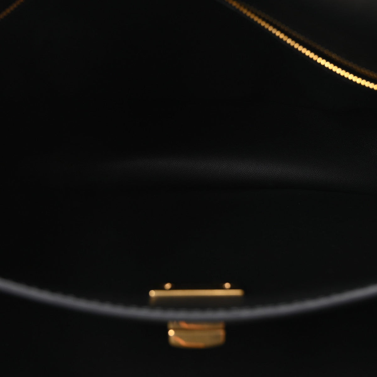Natural Smooth Calfskin Medium Rodeo Top Handle Handbag Black