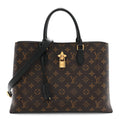Monogram Flower Tote Black