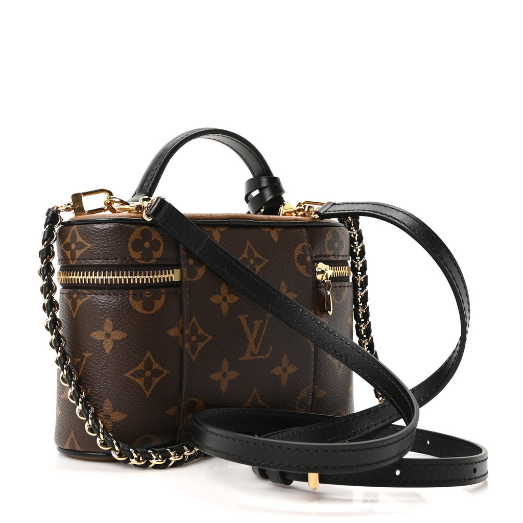Reverse Monogram Vanity Chain Pouch