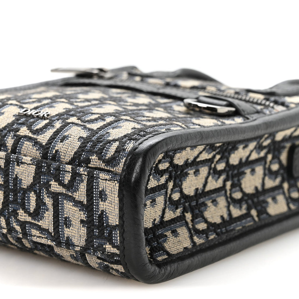 HOMME Oblique Safari Messenger Blue