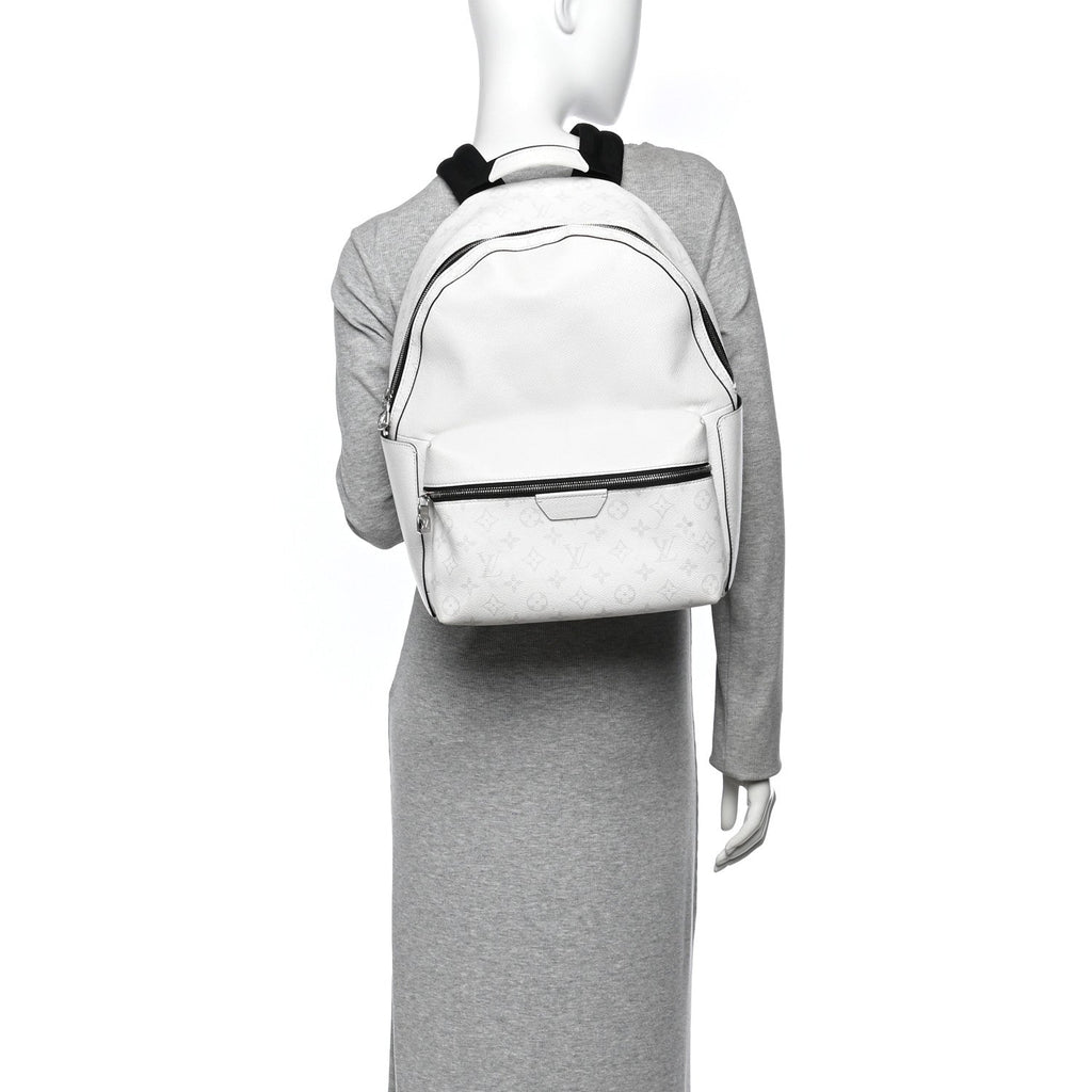 Taiga Monogram Discovery Backpack PM White