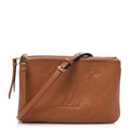 Empreinte Monogram Giant Double Zip Pochette Caramel