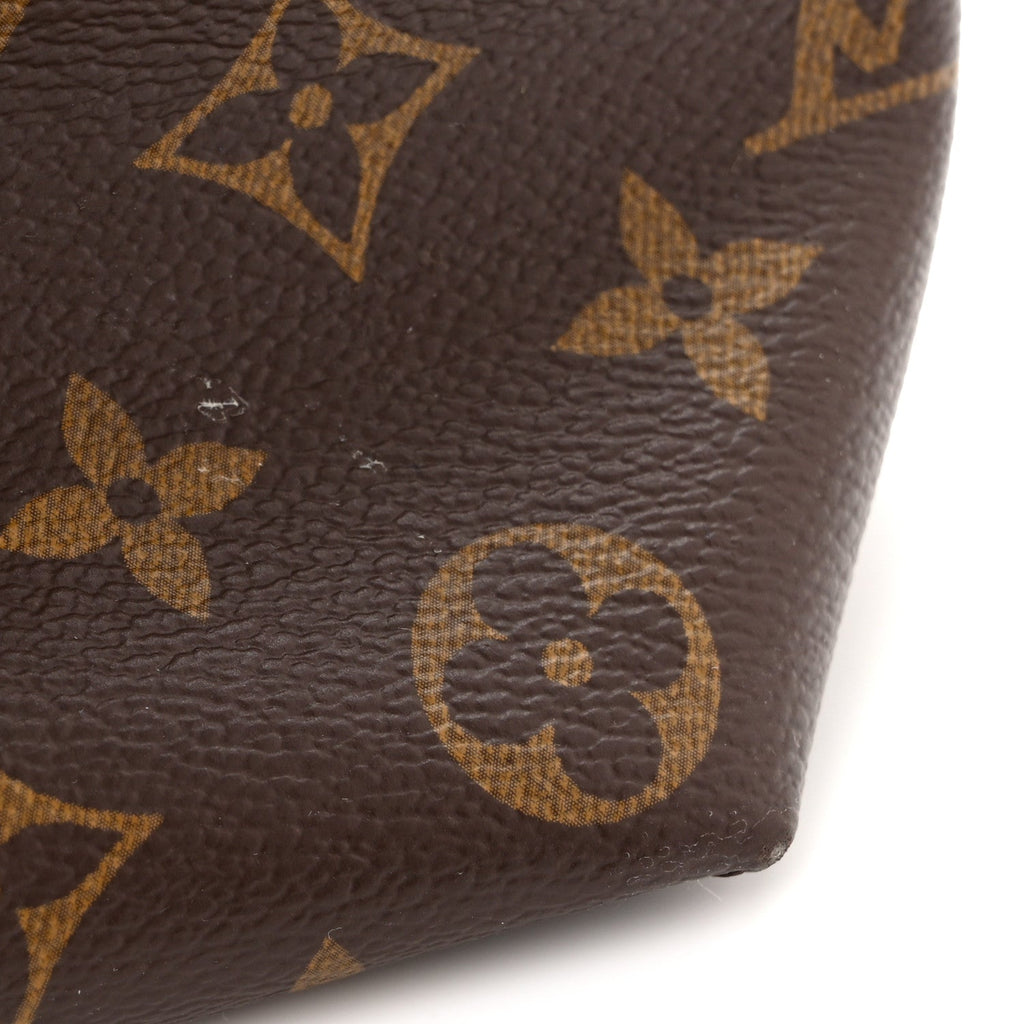 Monogram Flower Hobo Black