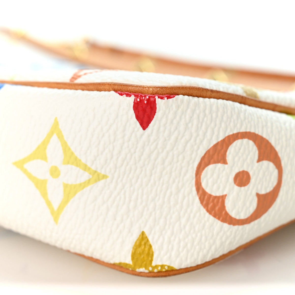 Monogram Multicolor Pochette Accessories White