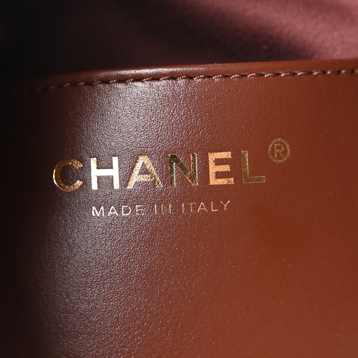 Caviar Quilted Small Chanel 25 Handbag Brown