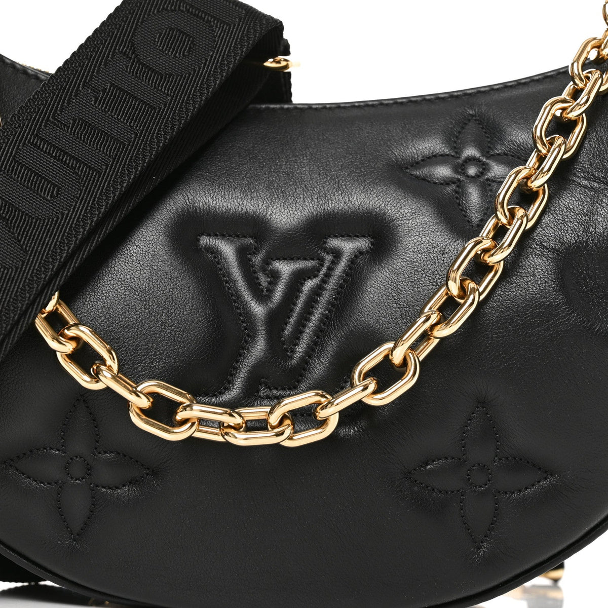 Calfskin Bubblegram Over The Moon Black