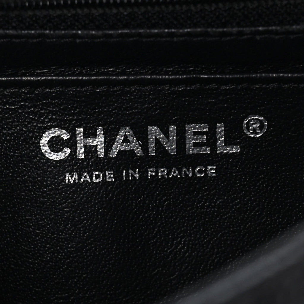 Caviar Quilted Mini Rectangular Flap Black