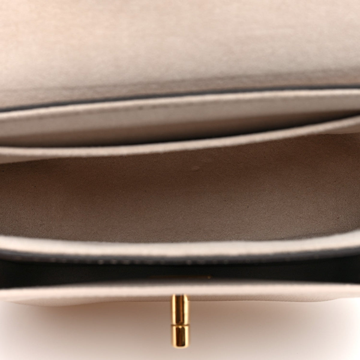 Grained Calfskin Lockme Tender Greige