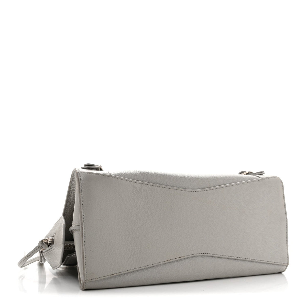 Grained Calfskin Neo Classic Silver Hardware S City Light Grey