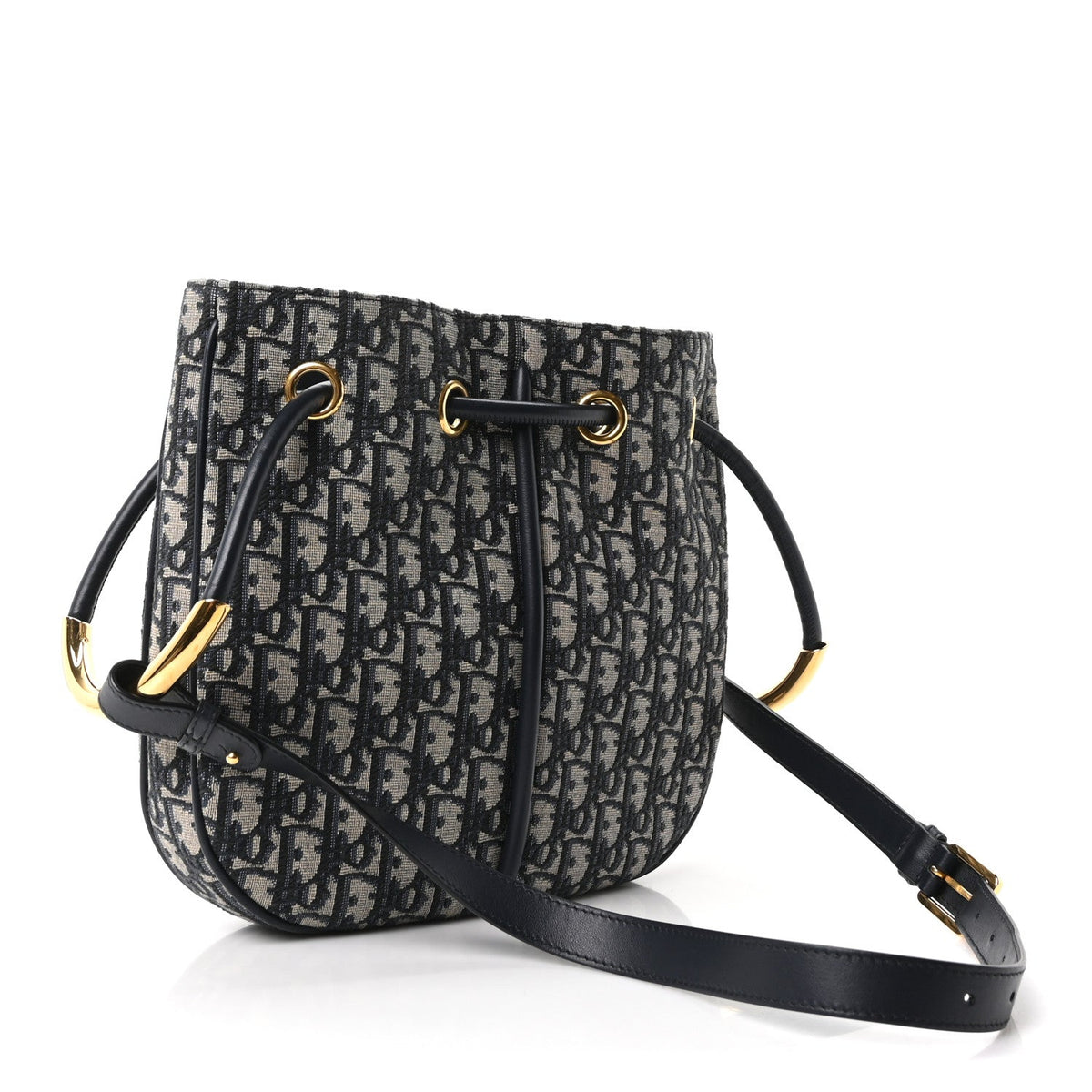 Oblique Medium Nolita Bucket Bag Blue