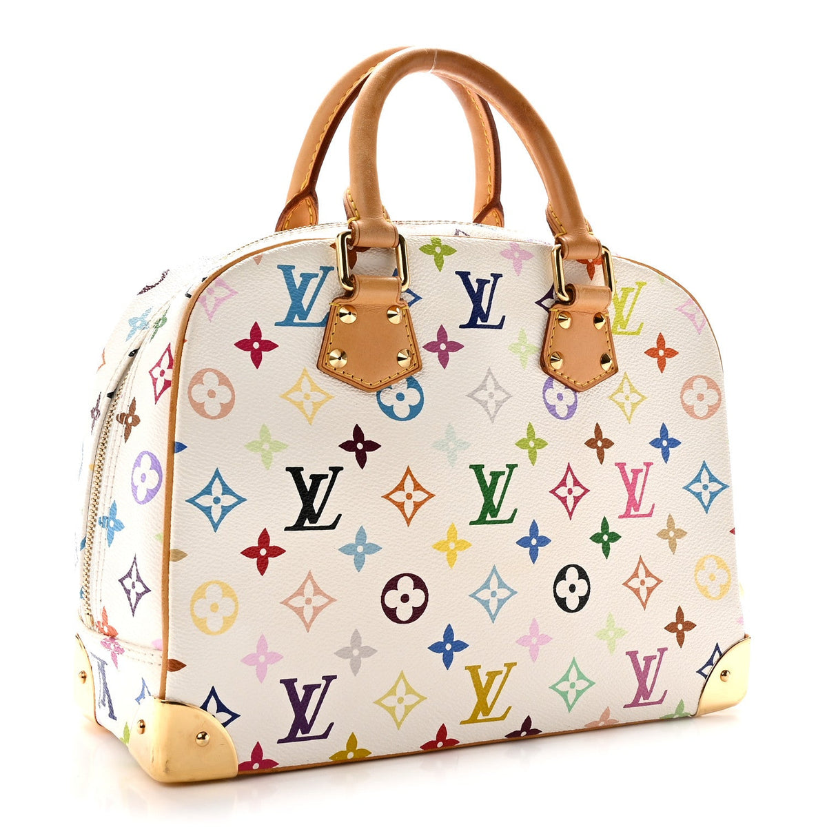 Monogram Multicolor Trouville White