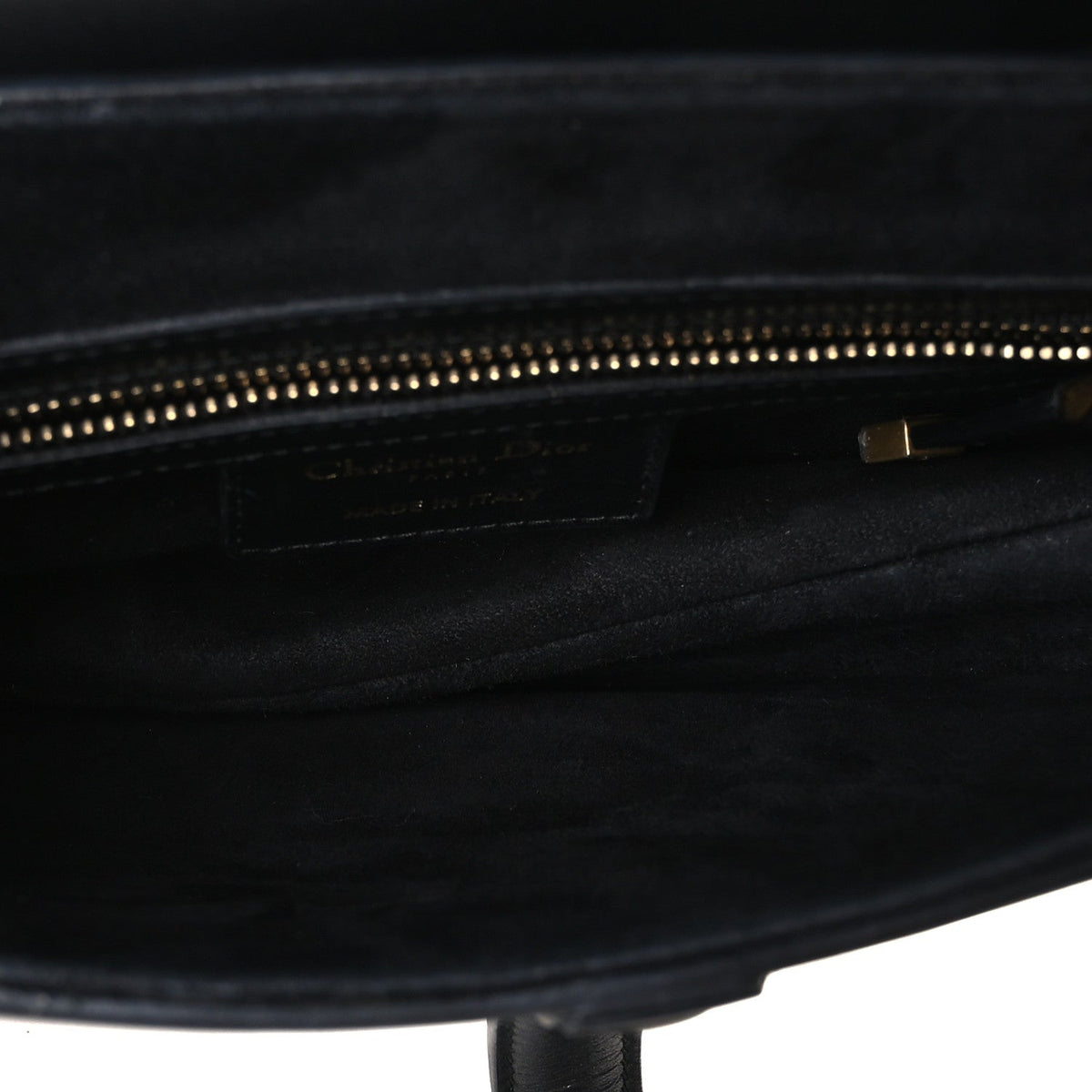 Calfskin Saddle Bag Black