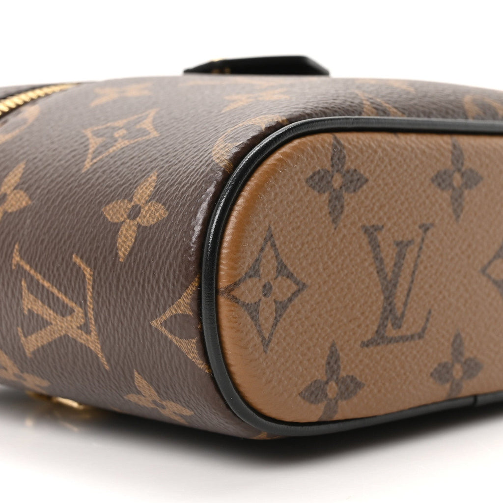 Reverse Monogram Vanity Chain Pouch