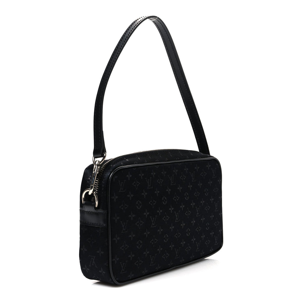 Satin Mini Monogram Conte De Fees Pochette Black
